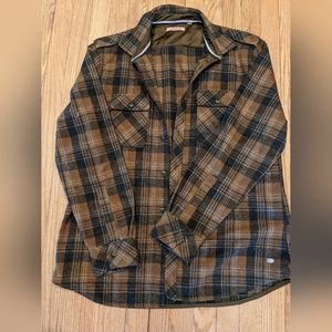 Jeremiah wool blend shirt size L